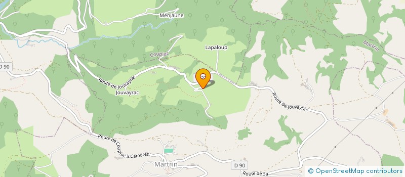 localisation de l'entreprise GROUPEMENT FORESTIER DU COMBAL  MONTCLAR