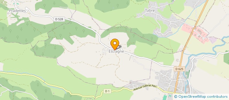 localisation de l'entreprise GROUPEMENT FORESTIER DU COUCUT à ESCLAGNE