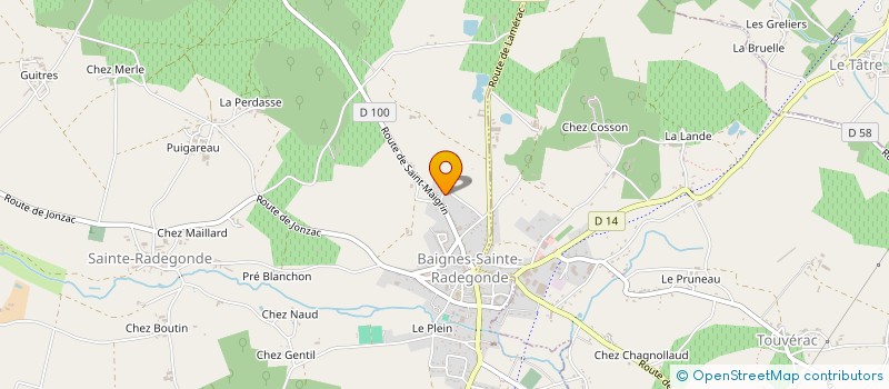 localisation de l'entreprise GROUPEMENT FORESTIER DU COURET à CONDEON