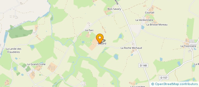 localisation de l'entreprise GROUPEMENT FORESTIER DU CRESSERAND  BRESSUIRE