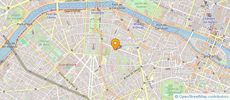 localisation de l'entreprise GROUPEMENT FORESTIER DU DOMAINE D'EN BAS à PARIS