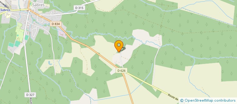 localisation de l'entreprise GROUPEMENT FORESTIER DU DOMAINE DE MARIN  SABRES