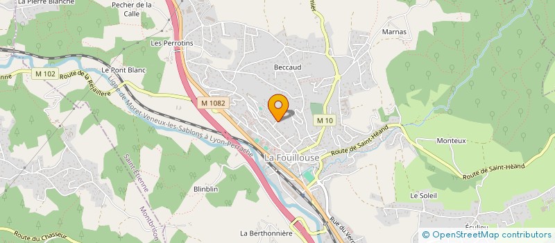 localisation de l'entreprise GROUPEMENT FORESTIER DU DORLAY  LA FOUILLOUSE