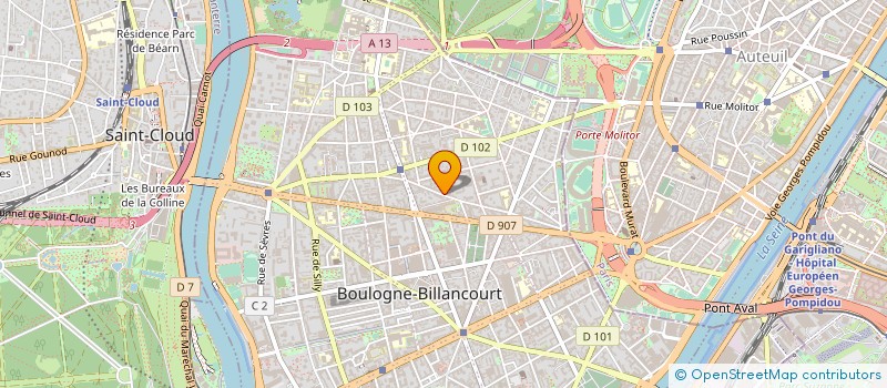 localisation de l'entreprise GROUPEMENT FORESTIER DU FAYS DE BAINS à BOULOGNE-BILLANCOURT