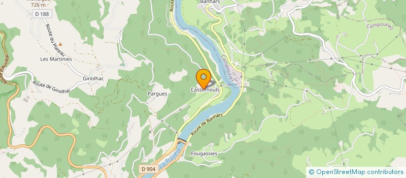 localisation de l'entreprise GROUPEMENT FORESTIER DU FEL  LE FEL