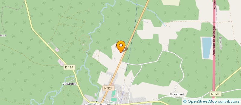 localisation de l'entreprise GROUPEMENT FORESTIER DU GAHET à CAPTIEUX