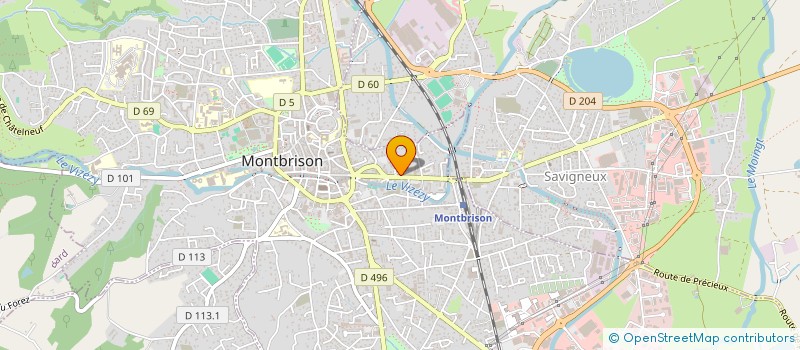 localisation de l'entreprise GROUPEMENT FORESTIER DU GARRAY DE SANNAY  MONTBRISON