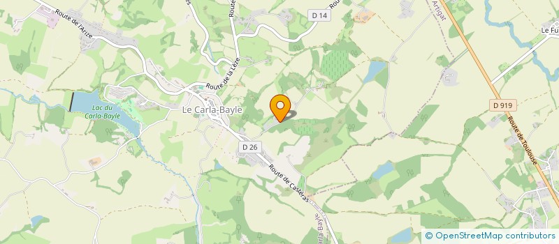 localisation de l'entreprise GROUPEMENT FORESTIER DU GRABE à CARLA-BAYLE