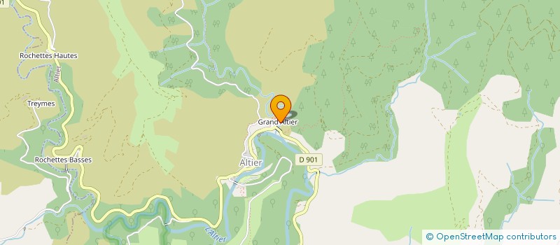 localisation de l'entreprise GROUPEMENT FORESTIER DU GRAND ALTIER  ALTIER