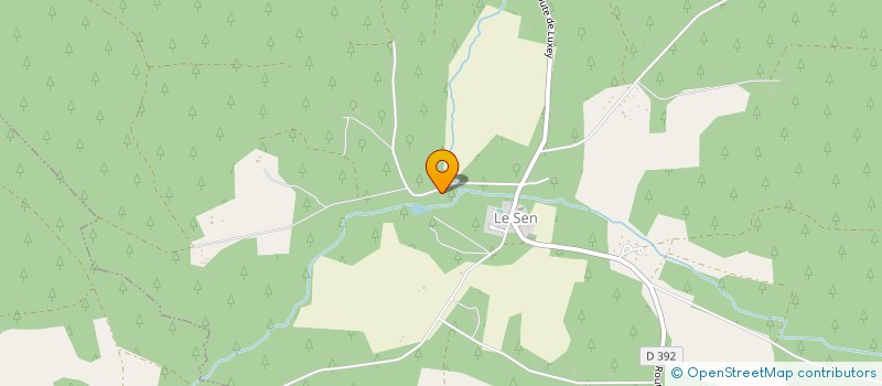 localisation de l'entreprise GROUPEMENT FORESTIER DU GRAND BIENSANG  BROCAS