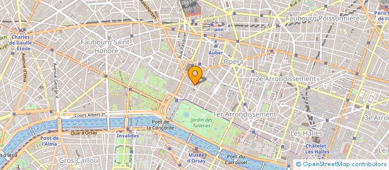localisation de l'entreprise GROUPEMENT FORESTIER DU GRAND CERF à PARIS
