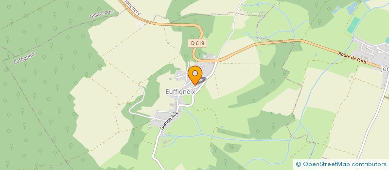 localisation de l'entreprise GROUPEMENT FORESTIER DU GRAND ECORON à EUFFIGNEIX