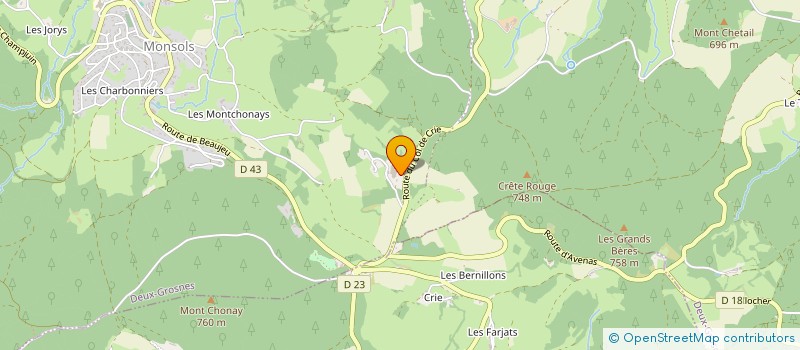 localisation de l'entreprise GROUPEMENT FORESTIER DU GRAND TAILLIS  DEUX-GROSNES