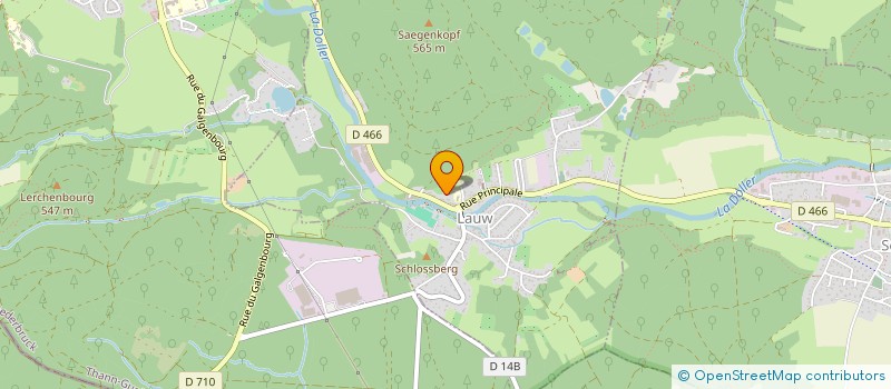 localisation de l'entreprise GROUPEMENT FORESTIER DU GRUBENWALD  LAUW