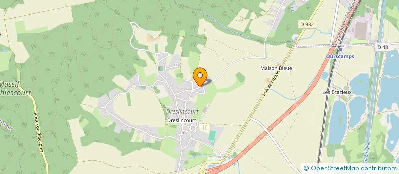 localisation de l'entreprise GROUPEMENT FORESTIER DU HAUT CHATELAIN  RIBECOURT-DRESLINCOURT