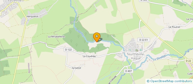 localisation de l'entreprise GROUPEMENT FORESTIER DU HELLET  TEURTHEVILLE-HAGUE