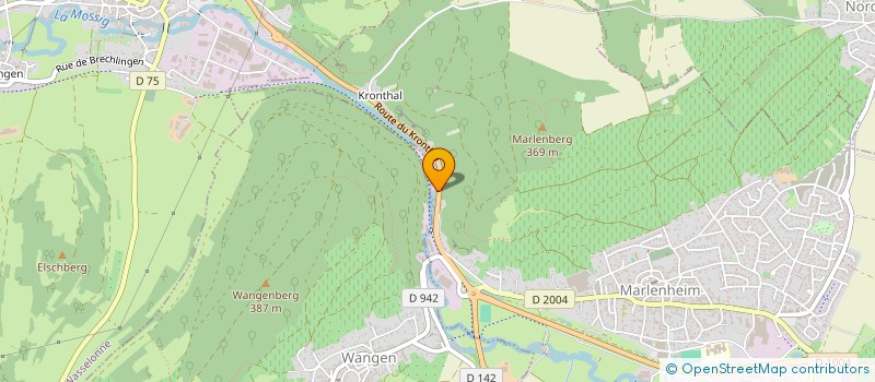 localisation de l'entreprise GROUPEMENT FORESTIER DU KUHBUCKELWALD  MARLENHEIM