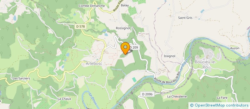 localisation de l'entreprise GROUPEMENT FORESTIER DU LANCIEUX  ARLEBOSC