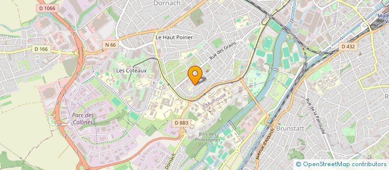 localisation de l'entreprise GROUPEMENT FORESTIER DU LARGIN à MULHOUSE