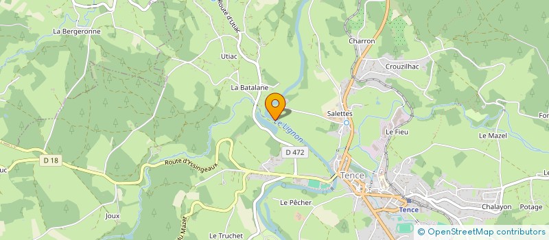localisation de l'entreprise GROUPEMENT FORESTIER DU LIGNON à TENCE
