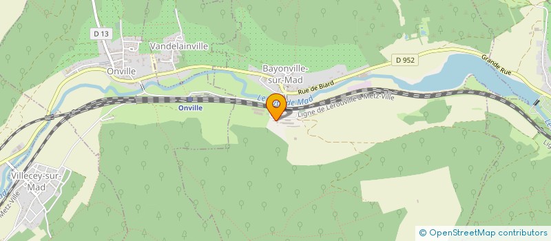 localisation de l'entreprise GROUPEMENT FORESTIER DU MAD  BAYONVILLE-SUR-MAD