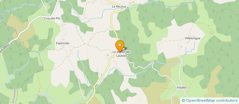 localisation de l'entreprise GROUPEMENT FORESTIER DU MALBERTES  LES LAUBIES