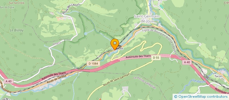 localisation de l'entreprise GROUPEMENT FORESTIER DU MARAIS  ST-GERMAIN-DE-JOUX