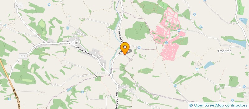 localisation de l'entreprise GROUPEMENT FORESTIER DU MARCAUD  CASTIN