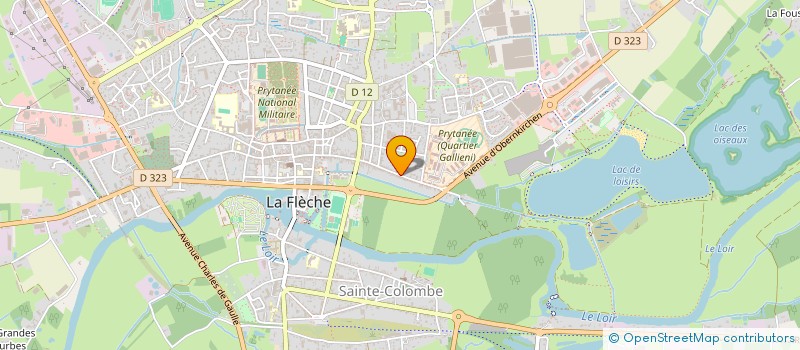 localisation de l'entreprise GROUPEMENT FORESTIER DU MELINAIS  LA FLECHE