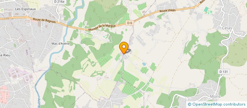 localisation de l'entreprise GROUPEMENT FORESTIER DU MERCADAL  LE PRADET