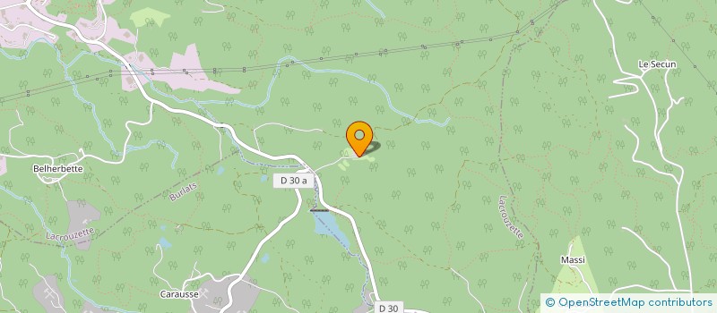 localisation de l'entreprise GROUPEMENT FORESTIER DU MERLE  LACROUZETTE