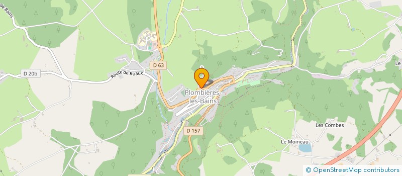 localisation de l'entreprise GROUPEMENT FORESTIER DU MOINEAU  LE VAL-D'AJOL