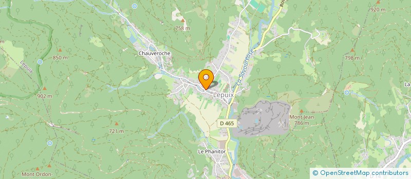 localisation de l'entreprise GROUPEMENT FORESTIER DU MONTJEAN à LEPUIX
