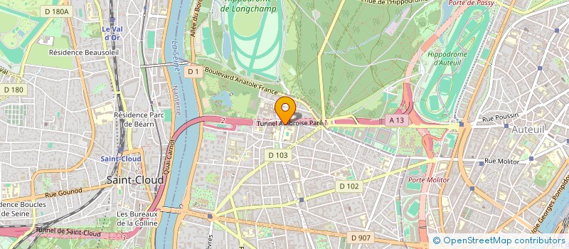 localisation de l'entreprise GROUPEMENT FORESTIER DU MOULIN à BOULOGNE-BILLANCOURT