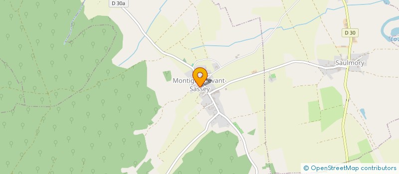 localisation de l'entreprise GROUPEMENT FORESTIER DU MOULIN à MONTIGNY-DEVANT-SASSEY