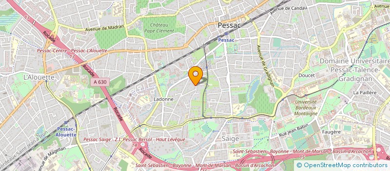 localisation de l'entreprise GROUPEMENT FORESTIER DU MOULIN DE LAULAN  SAINT-MICHEL-DE-FRONSAC