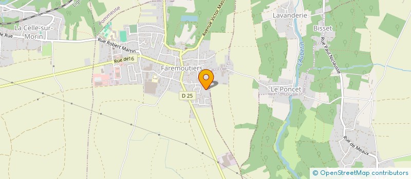 localisation de l'entreprise GROUPEMENT FORESTIER DU MOULIN DE VILLE  LA CELLE-SUR-MORIN