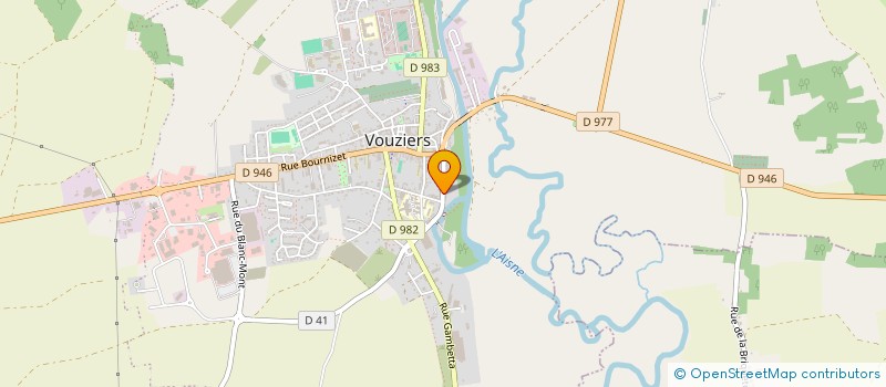 localisation de l'entreprise GROUPEMENT FORESTIER DU NAMPLAIN  VOUZIERS