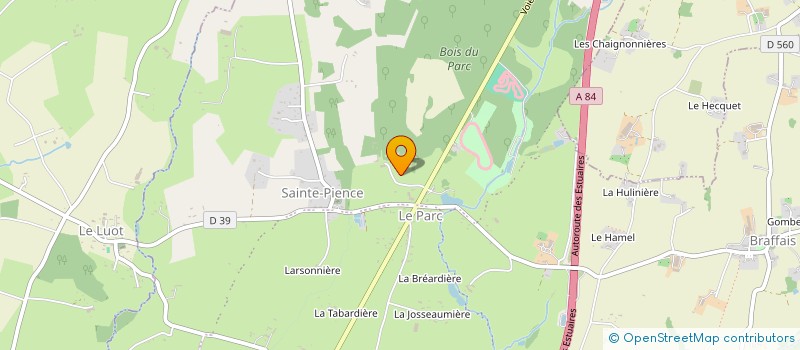 localisation de l'entreprise GROUPEMENT FORESTIER DU PARC à LE PARC