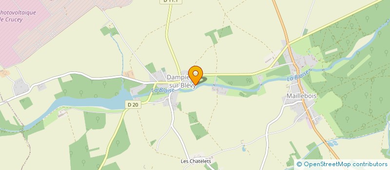 localisation de l'entreprise GROUPEMENT FORESTIER DU PARC MAILLEBOIS à MAILLEBOIS