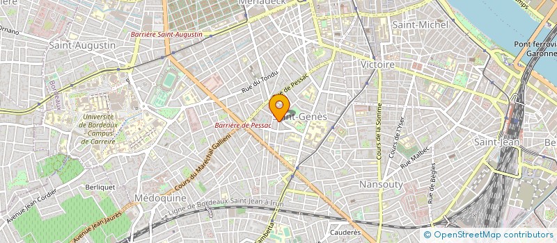 localisation de l'entreprise GROUPEMENT FORESTIER DU PAS DE LA FOSSE à BORDEAUX