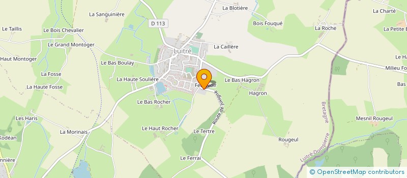 localisation de l'entreprise GROUPEMENT FORESTIER DU PATIS  LUITRE-DOMPIERRE