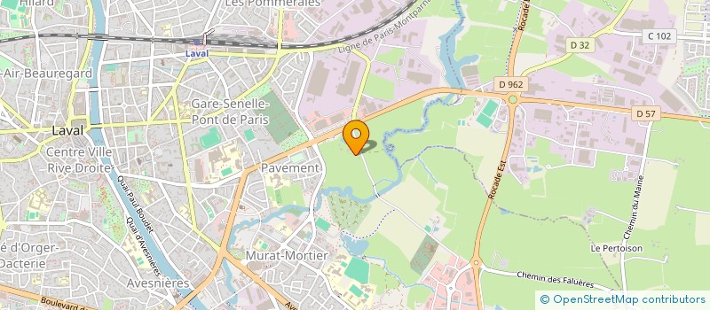 localisation de l'entreprise GROUPEMENT FORESTIER DU PATIS à LAVAL
