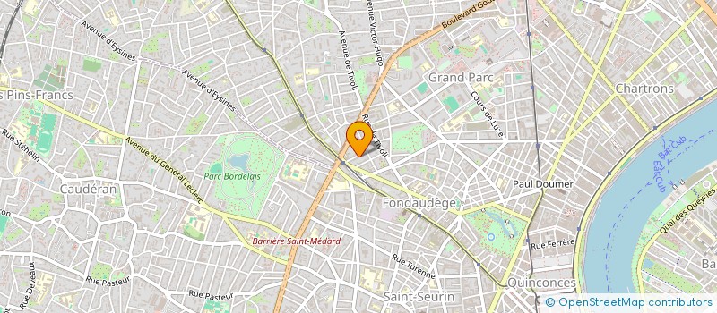 localisation de l'entreprise GROUPEMENT FORESTIER DU PETIT CAPBAT à BORDEAUX