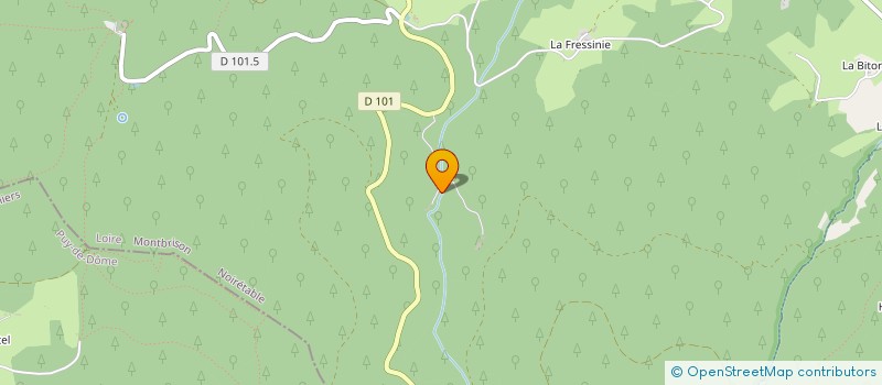 localisation de l'entreprise GROUPEMENT FORESTIER DU PETIT ERMITAGE à NOIRETABLE