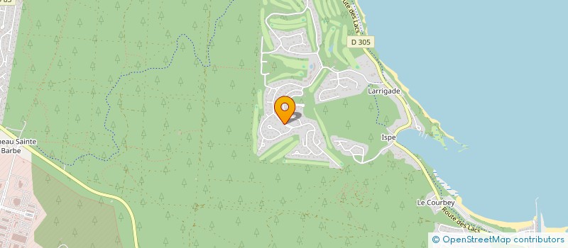 localisation de l'entreprise GROUPEMENT FORESTIER DU PETIT LUC  BISCARROSSE