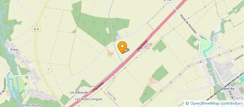 localisation de l'entreprise GROUPEMENT FORESTIER DU PETIT VERELLE  HUISSEAU-SUR-MAUVES