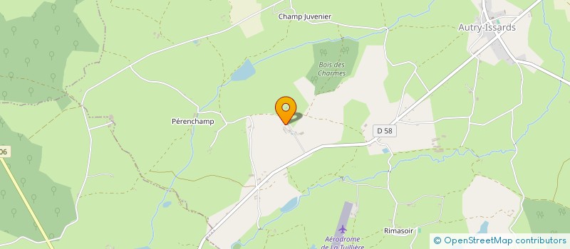 localisation de l'entreprise GROUPEMENT FORESTIER DU PLESSIS  AUTRY-ISSARDS