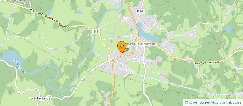 localisation de l'entreprise GROUPEMENT FORESTIER DU PRE DE L AGE  PEYRAT-LE-CHATEAU