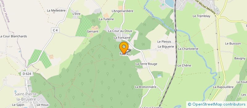 localisation de l'entreprise GROUPEMENT FORESTIER DU RADRAY à SABLONS-SUR-HUISNE
